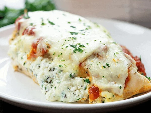 Lasagna Stuffed Chicken Breast